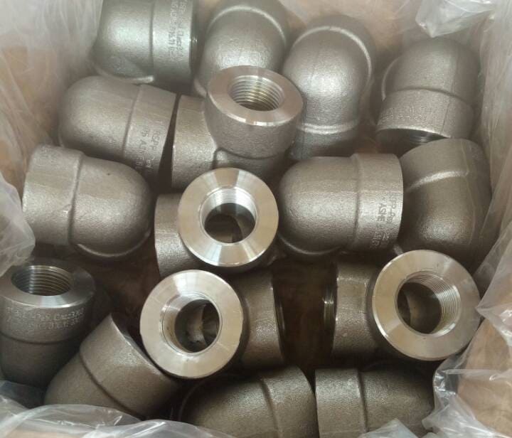 High Pressure Pipe Fitting Accessories Threaded Elbow