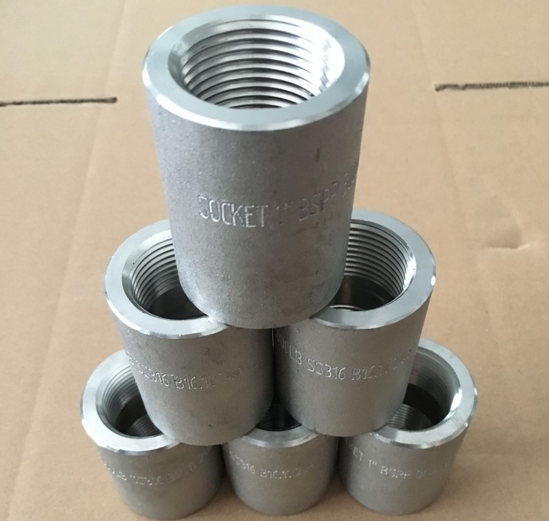 ASME B16.11 Stainless Steel SS 316 Coupling