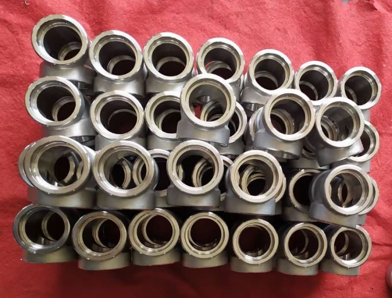 High pressure Stainless Steel Socket Weld Pipe Tee