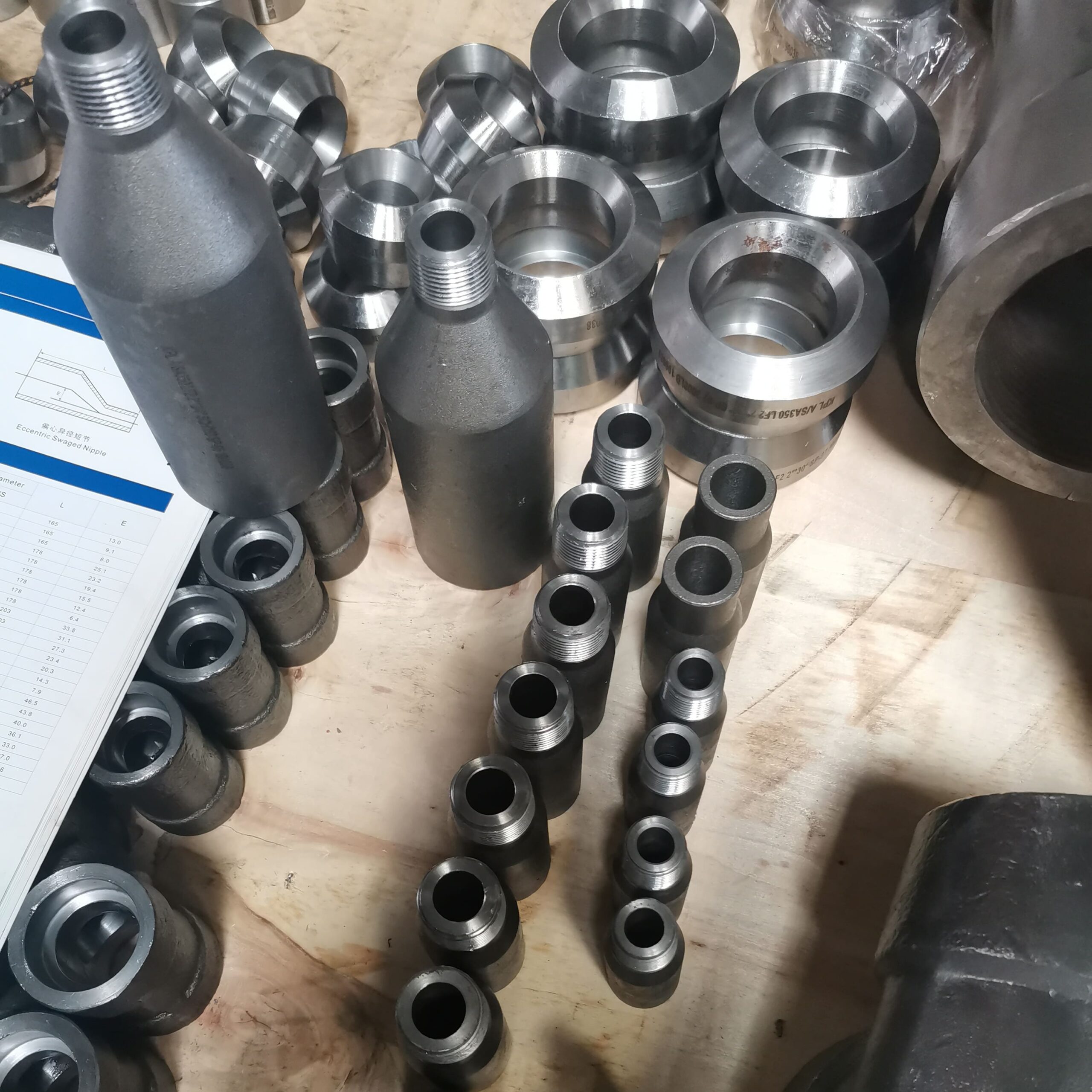 Concentric Swage Nipple Threaded Pipe Fittings
