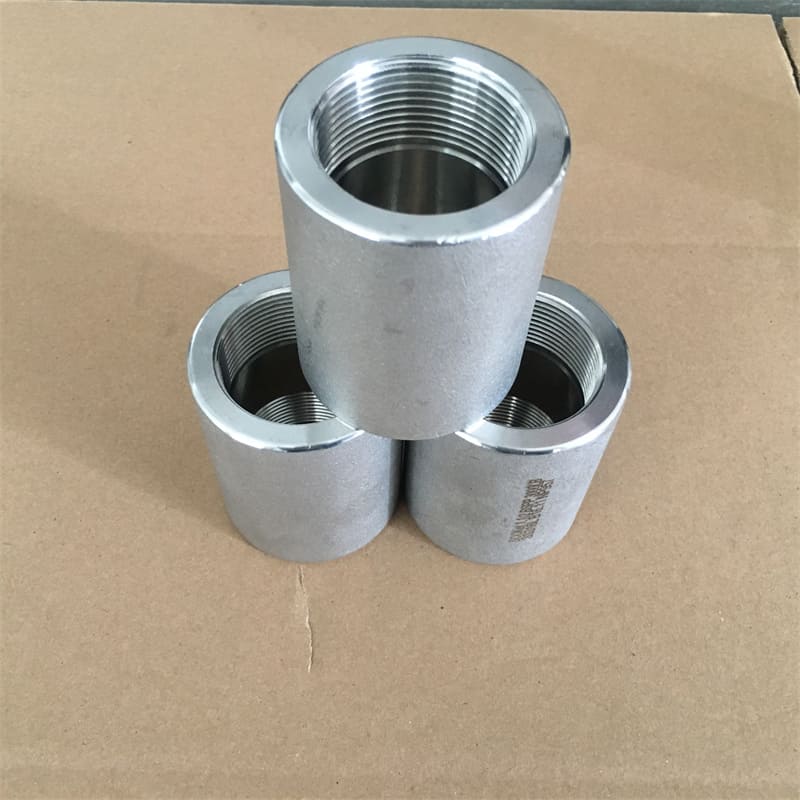 SS304 B16.11 Threaded Steel Pipe Fittings Coupling