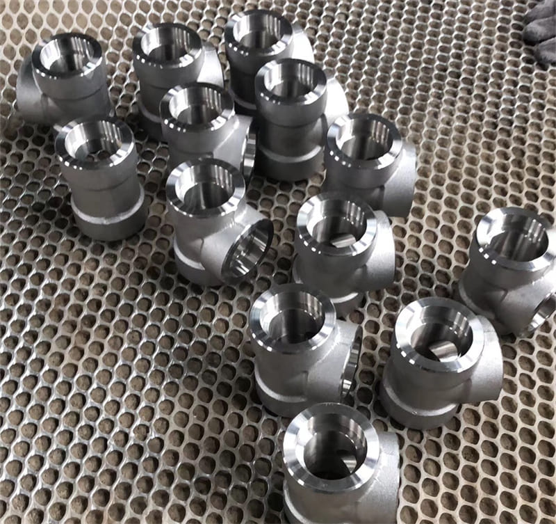 ASME B16.11 Forged Steel Fittings Stainless Steel Tee