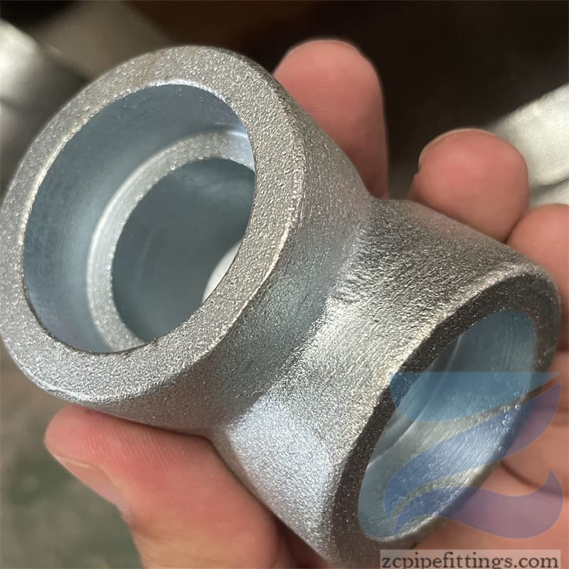 Galvanized 6000# 90DEG Socket Weld Elbow