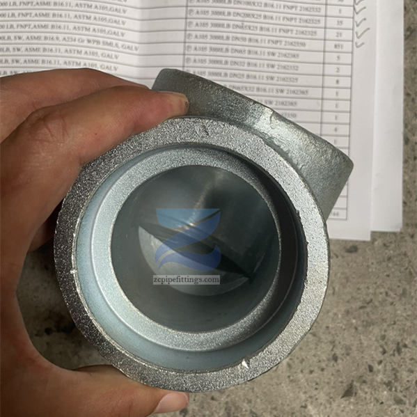 SW Tee igual al Tee recto NPS 2 ″ 6000lbs