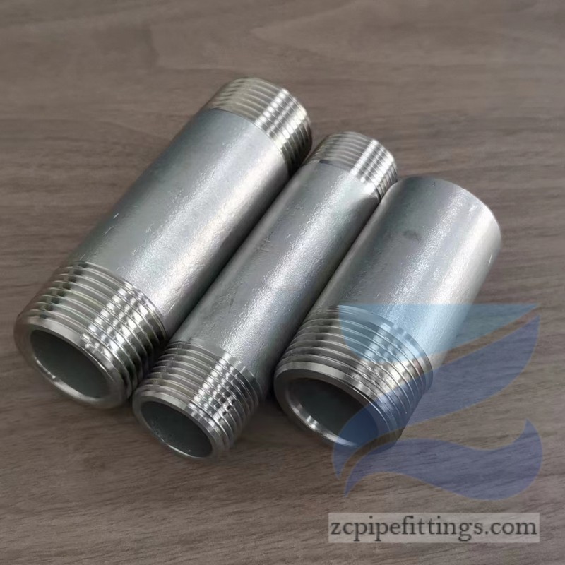 A182 F316L Stainless Steel Threaded Nipple ASTM A733