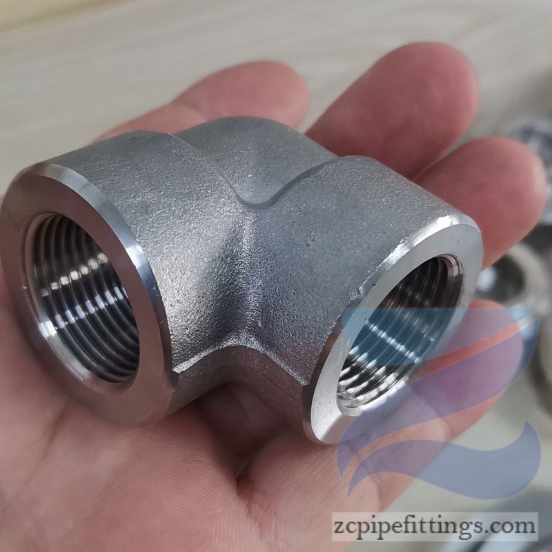 ASTM A182 F304 Stainless Steel Threaded Elbow ASME B16.11