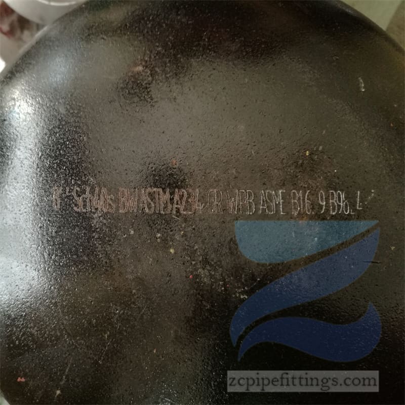 Carbon Steel A234WPB Butt Weld Cap Dimensions
