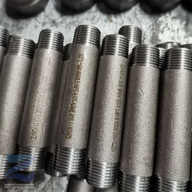 Alloy Steel A182 Threaded Nipple Dimensions