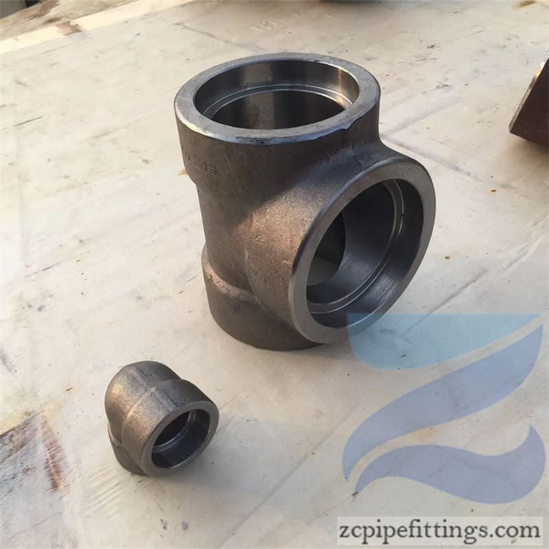 Carbon Steel A105 Scoket Weld Tee Dimensions