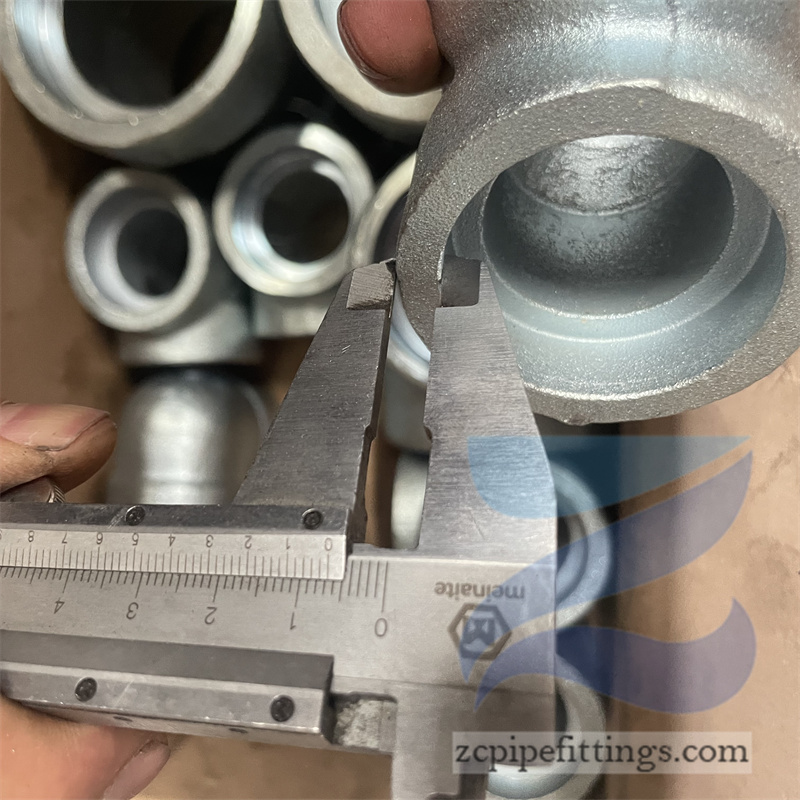 Stainless Steel A182 Socket Weld Elbow Dimensions
