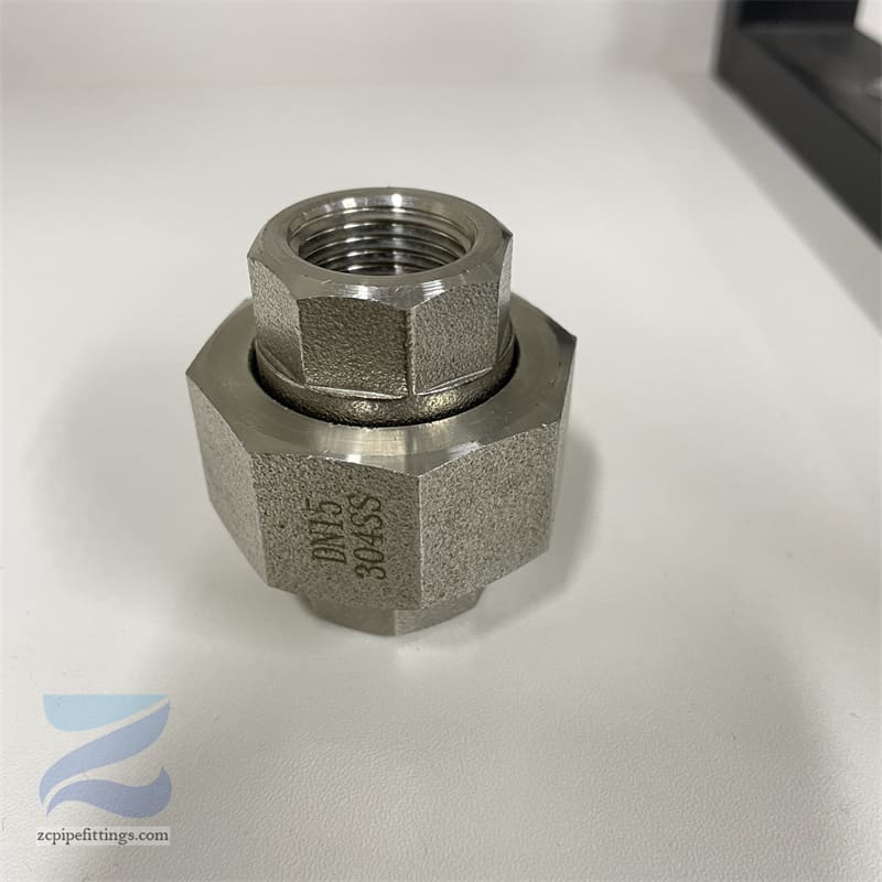 Stainless Steel A182 Threaded Union Dimensions