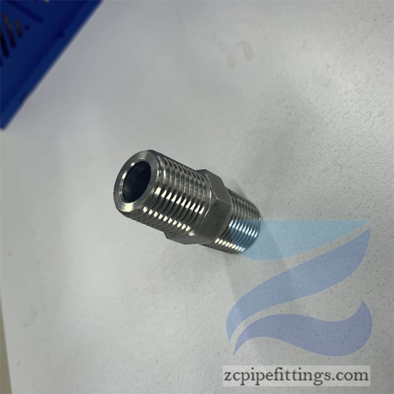 Stainless Steel A182 Threaded Hex Nipple Dimentions